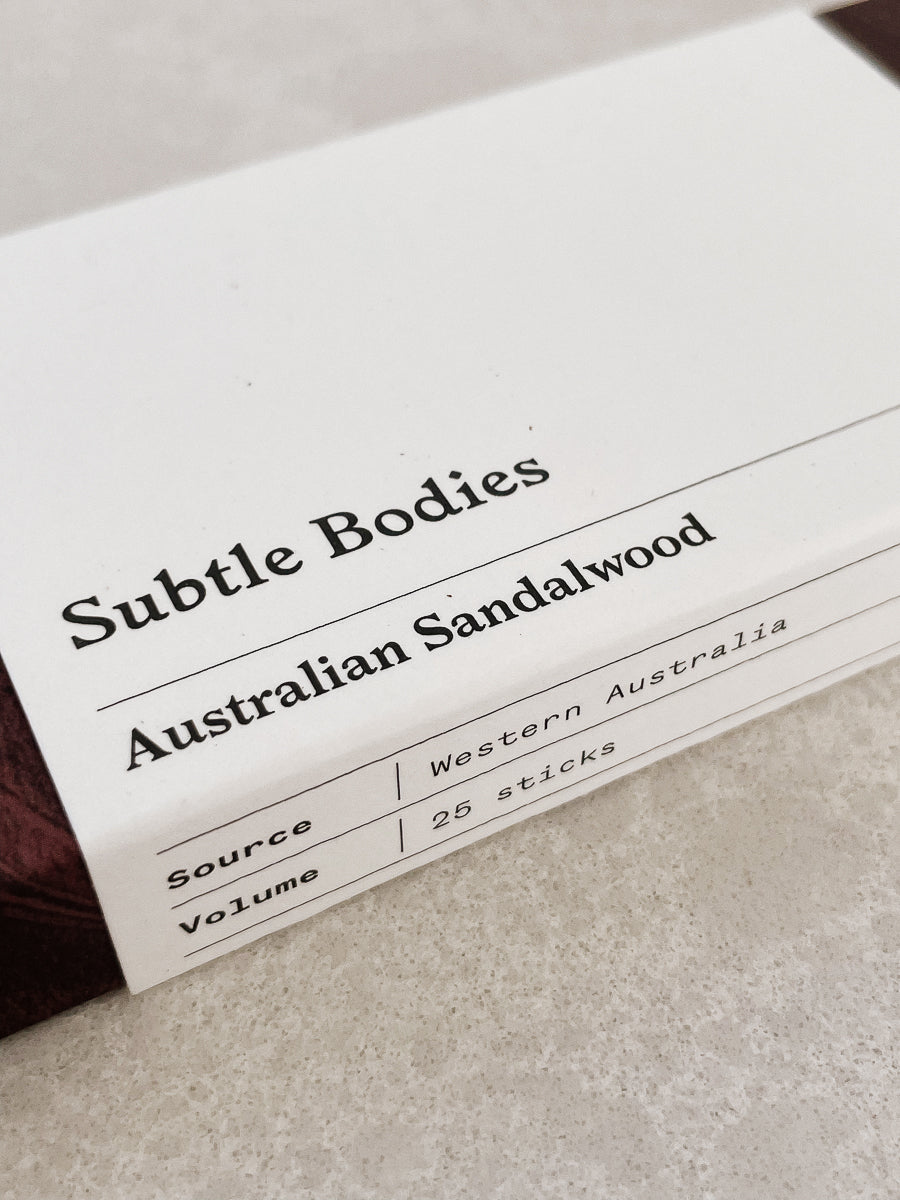 Subtle Bodies Sandalwood Incense