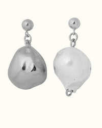 Thumbnail for Baroque & Cast Pearl Drop Earrings