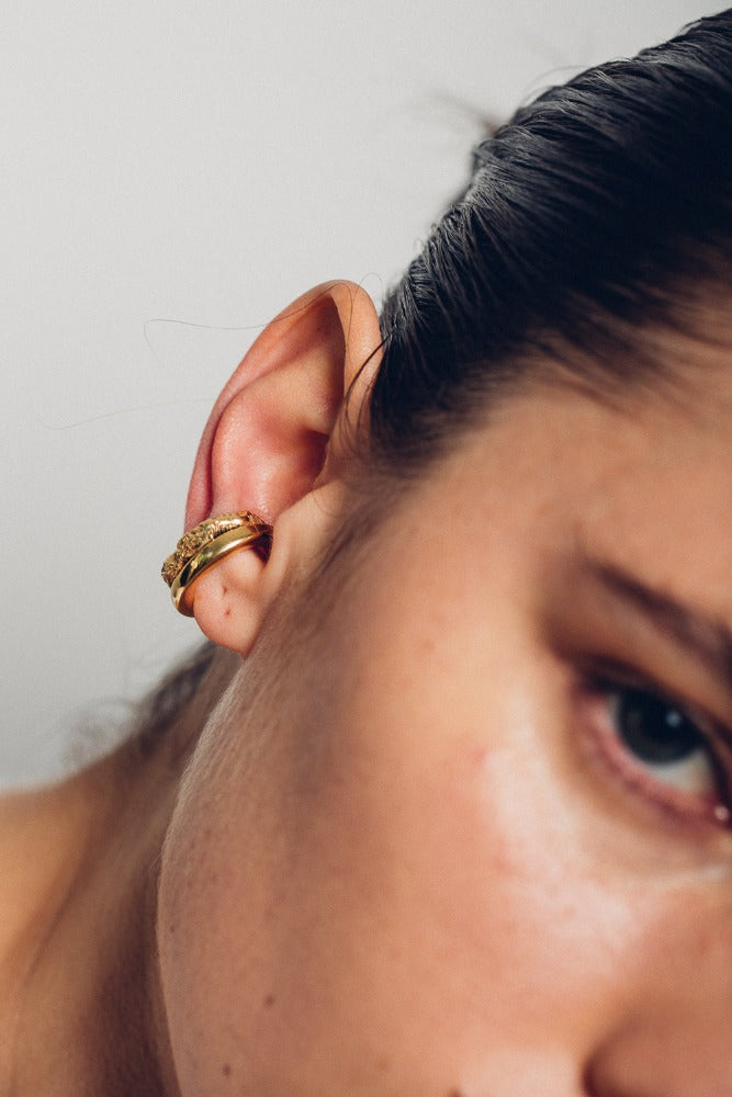 Released From Love Oversized Double ear cuff